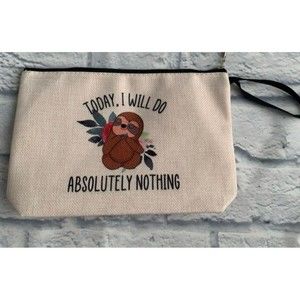 Today i will do nothing sloth bag